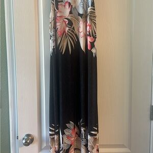 Tommy Bahama Black Floral Maxi Dress